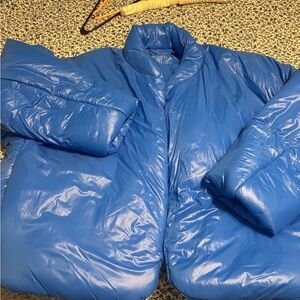 Yzy Gap Blue Puffer Jacket